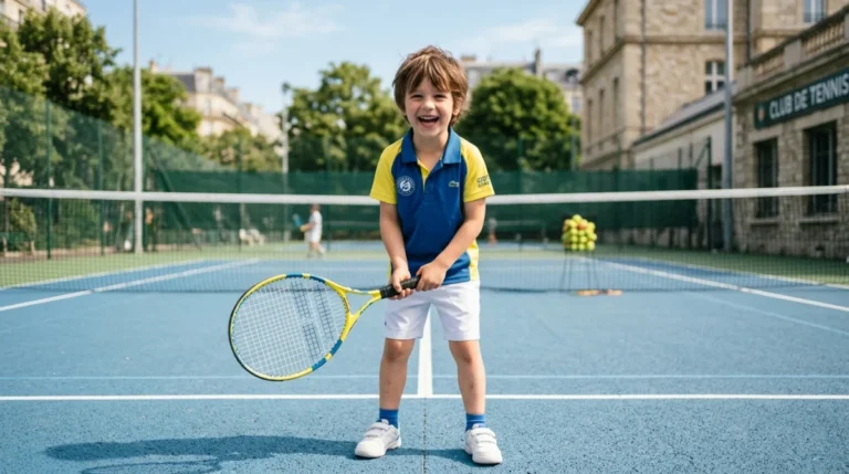 Cours de tennis pour enfants à Lyon