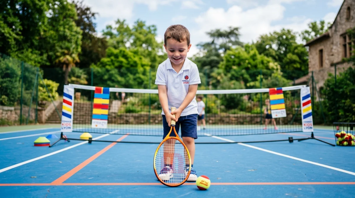 Cours de tennis pour enfants à Lyon